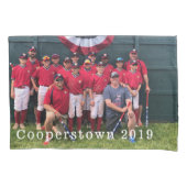 Cooperstown NY Baseball Team Photo Coach Player Kussensloop (Voorkant)