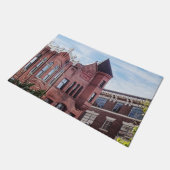 Cooperstown NY - Eerste gebouw van de Nationale Ba Deurmat (Schuin)