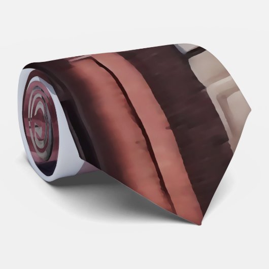 Cooperstown NY - Eerste gebouw van de Nationale Ba Stropdas (Opgerold)