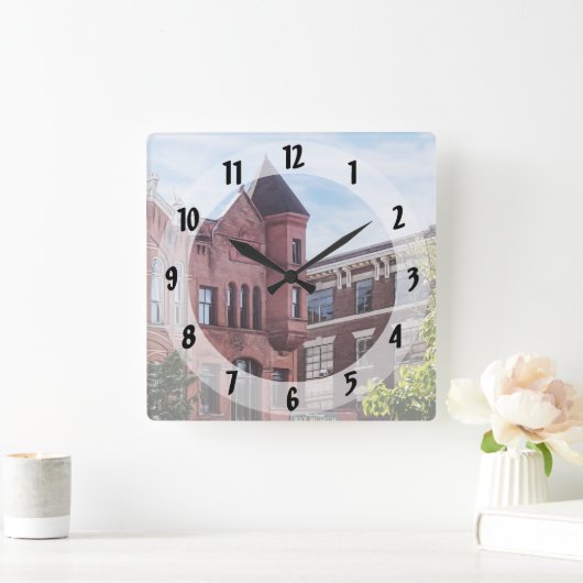 Cooperstown NY - Eerste gebouw van de Nationale Ba Vierkante Klok (Huis)