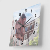 Cooperstown NY - Eerste gebouw van de Nationale Ba Vierkante Klok (Hoek)