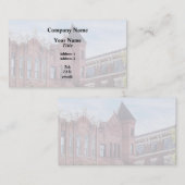 Cooperstown NY - Eerste gebouw van de Nationale Ba Visitekaartje (Voorkant / Achterkant)