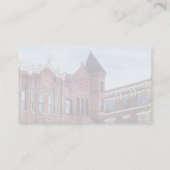 Cooperstown NY - Eerste gebouw van de Nationale Ba Visitekaartje (Achterkant)