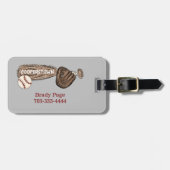 Cooperstown NY Honkballer Sport Bat Bag Bagagelabel (Voorkant horizontaal)