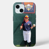 Cooperstown NY Honkbalspeler Foto Case-Mate iPhone Case (Achterkant)