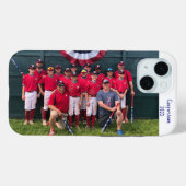 Cooperstown NY honkbalteam fotograaf jaar aangepas Case-Mate iPhone Case (Achterkant (horizontaal))