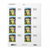 Cooperstown NY - Kajaks en Paddleboards Etiket (Full Sheet)