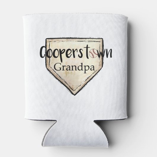 Cooperstown NY Opa Leuk honkbaltoernooi Blikjeskoeler (Achterkant)