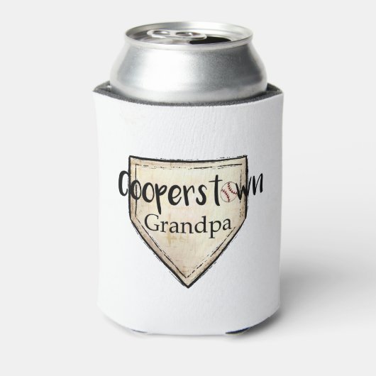 Cooperstown NY Opa Leuk honkbaltoernooi Blikjeskoeler (Blikje Achterkant)