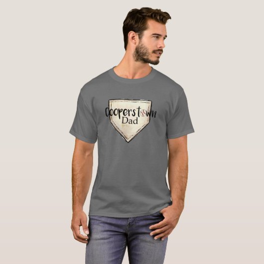 Cooperstown NY Papa Leuk honkbaltoernooi T-shirt (Voorkant volledig)
