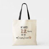 Cooperstown NY We wachtten 12 jaar honkbal mam vad Tote Bag (Achterkant)