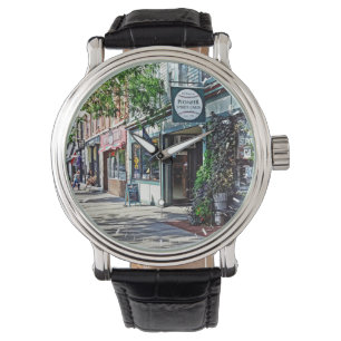 Cooperstown NY - Winkels langs de hoofdstraat Horloge