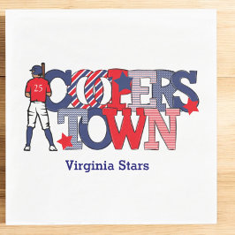 Cooperstown Patriotic Baseball Player Custom Team Servet