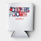 Cooperstown Patriotic Letters voor honkbalouders Blikjeskoeler (Voorkant)