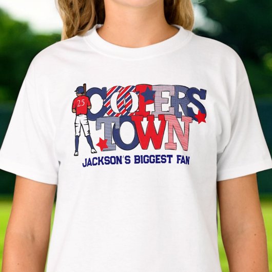 Cooperstown Patriotic Sister Baseball Tri-Blend Shirt