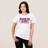 Cooperstown Patriotic Sister Baseball Tri-Blend Shirt (Voorkant volledig)