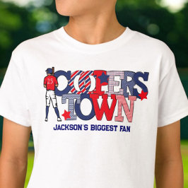 Cooperstown Patriottische broer broer Baseball T-shirt