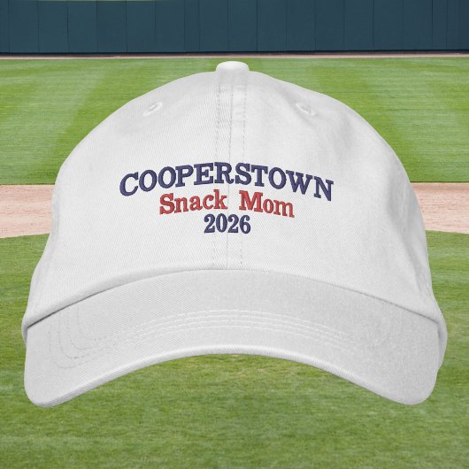 Cooperstown Snack Moeder Hoed | Grappige Honkbal M Geborduurde Pet
