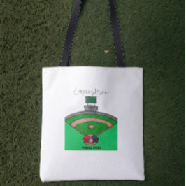 Cooperstown Veldteam naam gepersonaliseerd Tote Bag