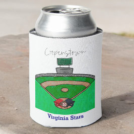 Cooperstown Veldteam Naam Ouder Custom Favor Blikjeskoeler