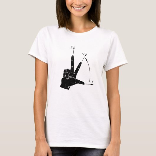 Coördinaatsysteem Cnc-programmeur snijmachine O T-shirt (Voorkant)