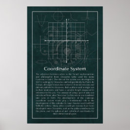 Coördinaatveld Poster