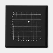 Coordinate (6,7) Funny Math Teacher 67 Math Lover Magneet (Voorkant)
