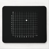 Coordinate (6,7) Funny Math Teacher 67 Math Lover  Muismat (Voorkant)