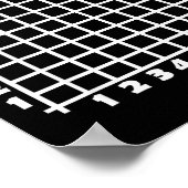 Coordinate (6,7) Funny Math Teacher Christmas 67 M Poster (Hoek)