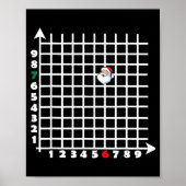 Coordinate (6,7) Funny Math Teacher Christmas 67 M Poster (Voorkant)