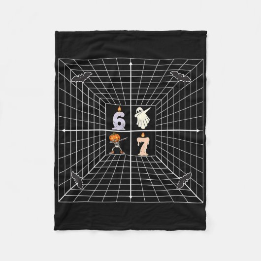 Coordinate 6 7 Funny Math Teacher Meme Science Hal Fleece Deken (Voorkant)