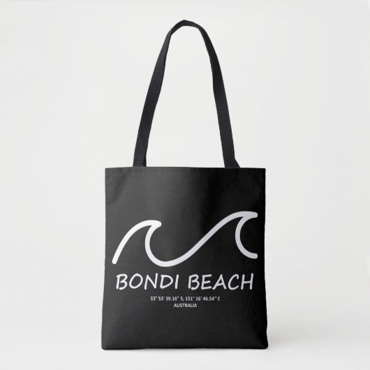 Coördinaten Bondi Beach Tote Bag (Voorkant)