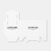 Coördinaten Cleveland Bedankdoosjes (Uitgevouwen)