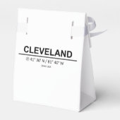 Coördinaten Cleveland Bedankdoosjes (Achterkant)