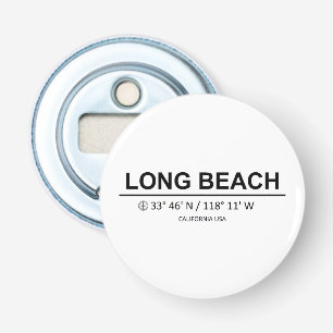 Coördinaten lang strand button flesopener