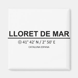 Coördinaten Lloret de Mar Magneet