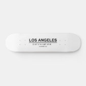 Coördinaten Los Angeles Persoonlijk Skateboard (Horizontaal)