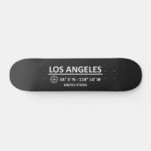 Coördinaten Los Angeles Persoonlijk Skateboard (Horizontaal)