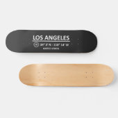 Coördinaten Los Angeles Persoonlijk Skateboard (Horizontaal)