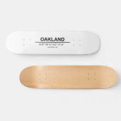 Coördinaten Oakland Persoonlijk Skateboard (Horizontaal)