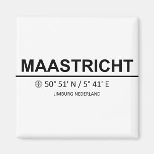 Coördinaten van Maastricht - Coördinaten van Maast Magneet