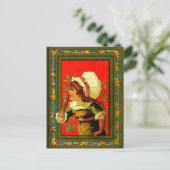 Coördinaten van stijl 1885 briefkaart (Staand voorkant)