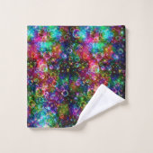 Coördinaten voor kleurrijke balletdoekdoekjes bad handdoek (Wasdoekje)