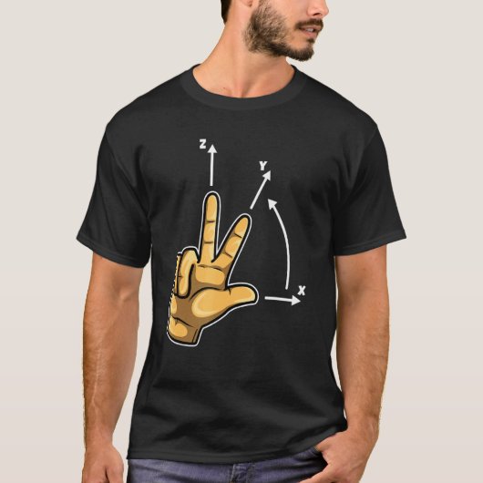 Coördinatensysteem Cnc-programmeur snijmachine O T-shirt (Voorkant)
