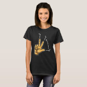 Coördinatensysteem Cnc-programmeur snijmachine O T-shirt (Voorkant volledig)