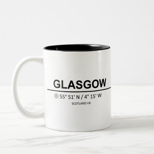Coordinates Glasgow Tweekleurige Koffiemok (Links)