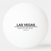 Coordinates Las Vegas Pingpongbal (Voorkant)