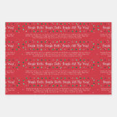 Coördinatieset kerstpapier inpakpapier vel (Voorkant 3)