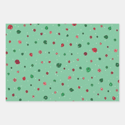 Coördinatieset - kerstpapier inpakpapier vel (Voorkant 3)