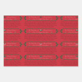 Coördinatieset - kerstpapier inpakpapier vel (Voorkant)